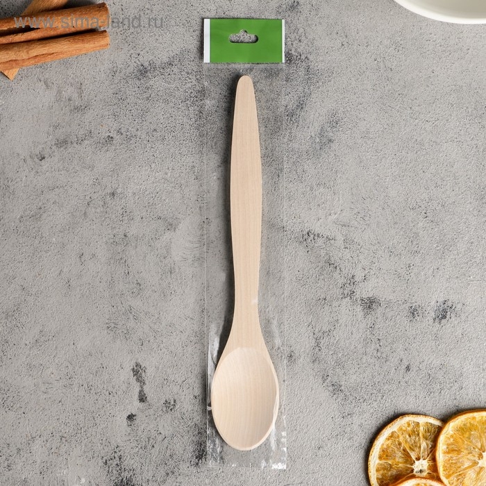 Ложка деревянная  Ложка деревянная "Берёза ЛЮКС" в евро-слоте
