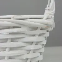 Набор корзин плетёных Danville, 3 шт., ива, белый