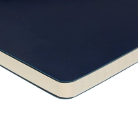 Блокнот А5 100л Bruno Visconti MEGAPOLIS FLEX VELVET темно-синий 3-526/18