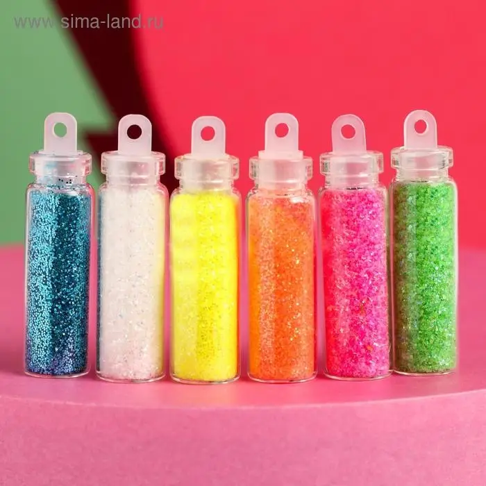 Набор мелких блёсток для декора ногтей «Удивляй, красотка», 12 цветов Набор мелких блёсток для декора ногтей «Удивляй, красотка», 12 цветов