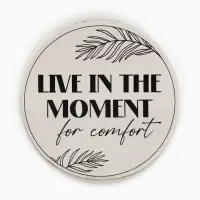 Ваза для цветов декоративная Live in the moment, с подставкой, 8&times;7&times;6 см