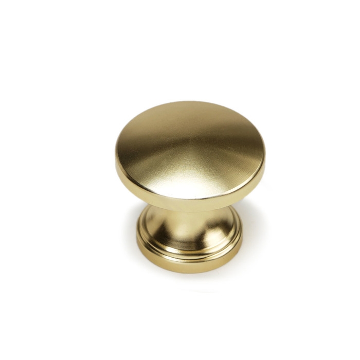 Ручка кнопка CAPPIO RK148, d=30 мм, цвет сатиновое золото Ручка кнопка CAPPIO RK148, d=30 мм, цвет сатиновое золото