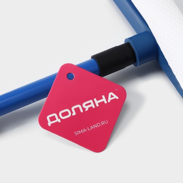 Щётка для окон Доляна, телескопическая ручка 49(75) см, водосгон 20 см, насадка поролон 20 см, цвет синий Щётка для окон Доляна, телескопическая ручка 49(75) см, водосгон 20 см, насадка поролон 20 см, цвет синий