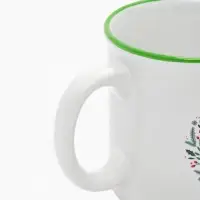 Кружка чайная новогодняя «Новогодний венок», 340 мл Кружка чайная новогодняя «Новогодний венок», 340 мл