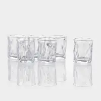 Стопки Ice.Bar, 70 мл, размер одной стопки 5.3&times;5.3&times;6 см, набор 6 шт., стекло, прозрачные
