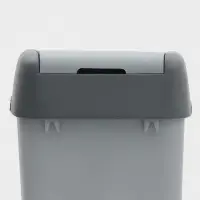 Контейнер для мусора, 14 л, с крышкой, МИКС