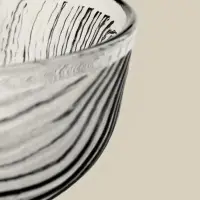 Креманка SL-Home &laquo;Барк&raquo;, 300 мл, h=10.5 см, стекло, серая