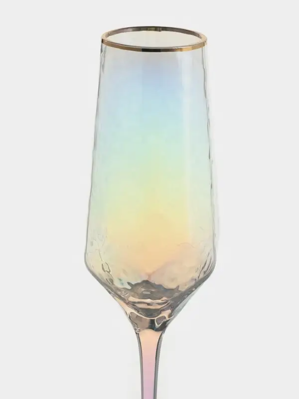 Бокал для шампанского Magistro &laquo;Дарио&raquo;, 180 мл, 5&times;27.5 см, стекло, перламутровый