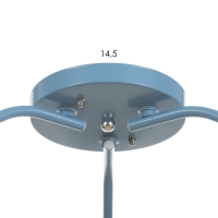 Люстра "Онлайн" (цил.) 3х15Вт Е27 МОДЕЛЬ:BR 00278 голубой 50х50х15см