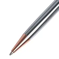 Ручка подарочная Calligrata. VIP, шариковая, поворотная, в футляре кожзам, корпус серебристый с золотым