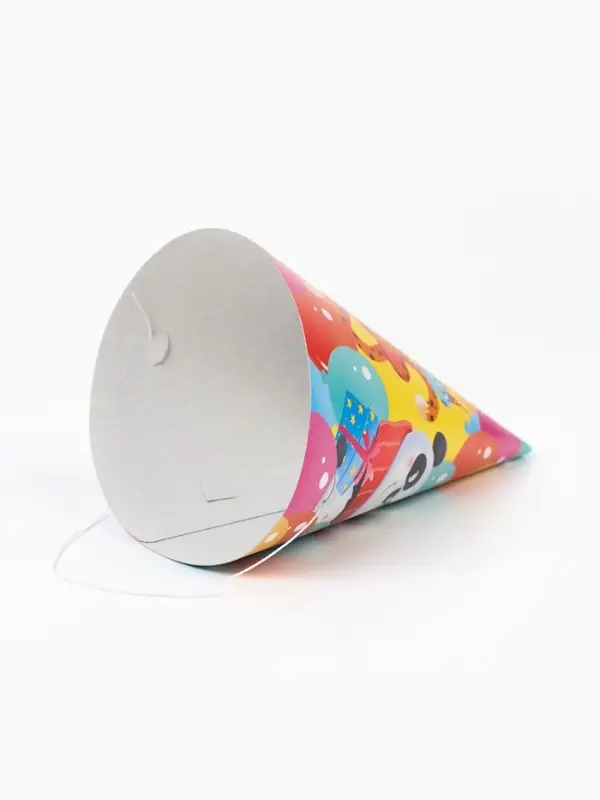 Набор колпаков праздничных «С Днём рождения, весёлые зверята», 6 шт Набор колпаков праздничных «С Днём рождения, весёлые зверята», 6 шт