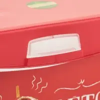 Контейнер для шашлыка c ручкой BEROSSI Leto, 6 л, пластик, прозрачный, крышка красная