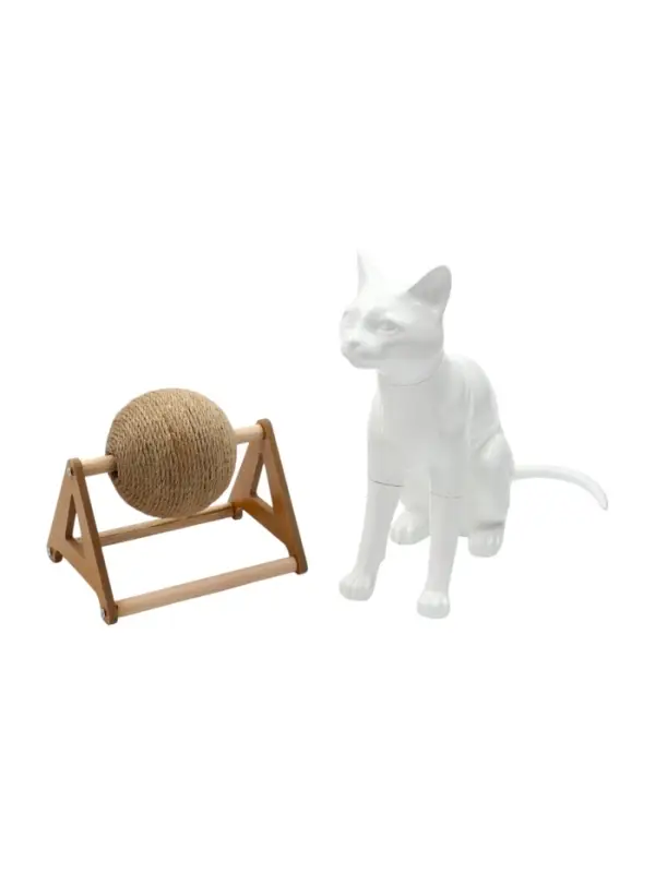 Когтеточка шар на подставке "Кручу-Шар", 20  х 17 х 22 см