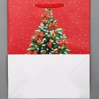 Пакет подарочный новогодний ламинированный, «Новогодний шар» , 18×10×22.3 см Пакет подарочный новогодний ламинированный, «Новогодний шар» , 18×10×22.3 см