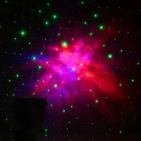 Световой прибор «Космонавт» 22 см, свечение RGB, пульт ДУ, 5 В