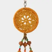 Брелок "Ловец снов" 19 см, цв. бежевый Брелок "Ловец снов" 19 см, цв. бежевый