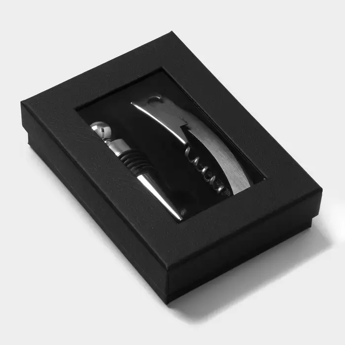 Набор для вина «Сардиния», 2 предмета: штопор и пробка Набор для вина «Сардиния», 2 предмета: штопор и пробка