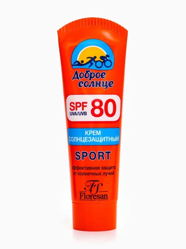 Солнцезащитный крем для спорта Floresan SPF 80, 60 мл