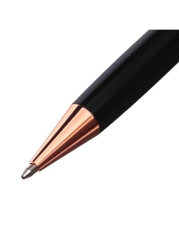 Ручка подарочная Calligrata &laquo;Винтаж&raquo;, шариковая, поворотная, в футляре кожзам, корпус чёрный с медным