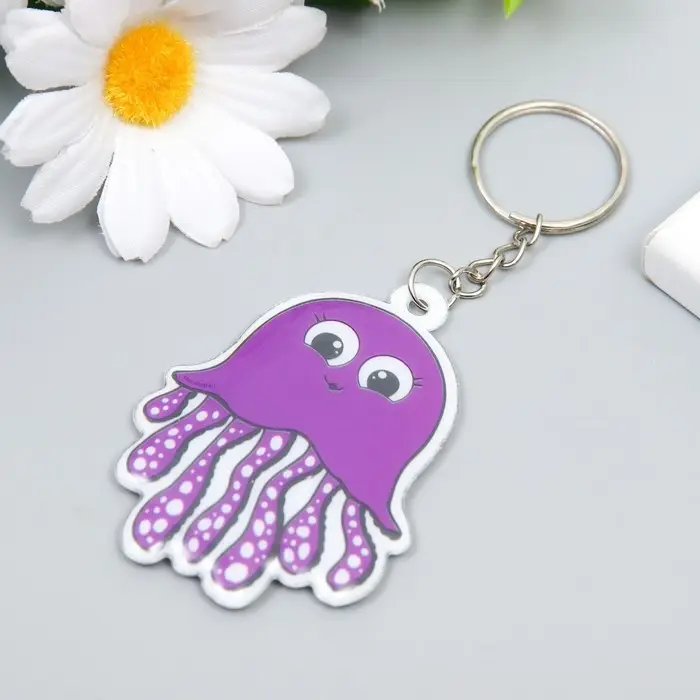 Брелок PVC Брелок PVC "Медуза" 6,4х4,5 см