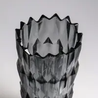 Ваза &laquo;Лойсли&raquo;, 24&times;11.5 см, стекло, чёрная