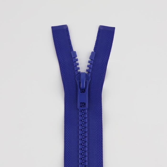 Молния «Трактор», №8, разъёмная, 2 замка, замки автомат, 100 см, цвет электрик