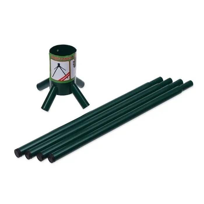 Подставка для ёлки, d=51 мм, h=36 см, разборная, под ёмкость с водой, металл Подставка для ёлки, d=51 мм, h=36 см, разборная, под ёмкость с водой, металл