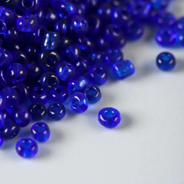 Бисер круглый размер 12/0  Бисер круглый размер 12/0 "Сине-фиолетовый" 20 гр