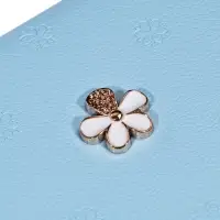 Дневник школьный 1-11 класс, deVENTE. deVENT.Flower, ляссе, голубой