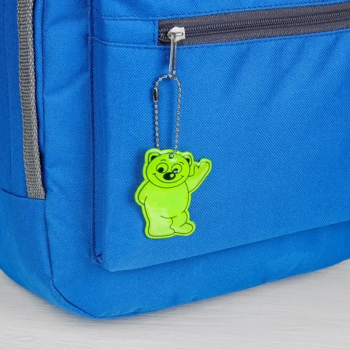 Светоотражающий элемент «Медведь», двусторонний, 6×5 см, МИКС Светоотражающий элемент «Медведь», двусторонний, 6×5 см, МИКС