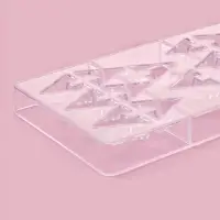Форма для конфет и шоколада &laquo;Хеопс&raquo;, 14 ячеек, 20&times;12&times;2.5 см, пластик, прозрачная