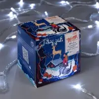 Гирлянда &laquo;Нить&raquo; 10 м, IP20, прозрачная нить, 100 LED, 8 режимов, 220 В, свечение белое