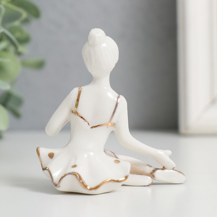 Сувенир  Сувенир "Балерина" золото 7 см