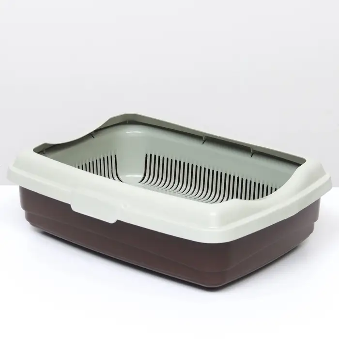 Лоток большой с сеткой и бортиком Atlantis &laquo;Стандарт&raquo;, 43&times;33&times;12.5 см, шоколад