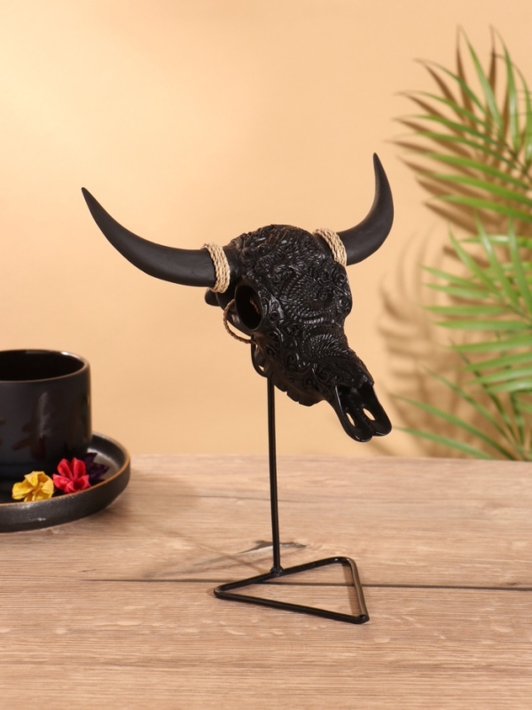 Сувенир «Череп буйвола», на стойке, 18×10×21 см Сувенир «Череп буйвола», на стойке, 18×10×21 см