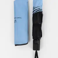 Зонт механический &laquo;Однотонный&raquo;, 4 сложения, 8 спиц, R=47/55 см, d=94 см, голубой