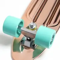 Пенниборд ONLYTOP, 56&times;15 см, колёса PU 60&times;45 мм, алюминиевая рама, цвет бронзовый
