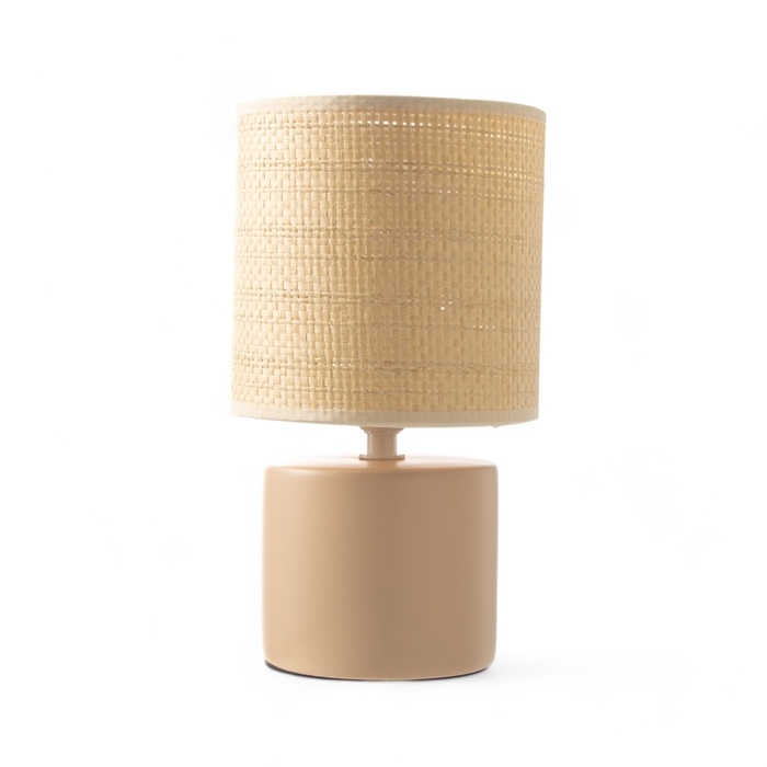 Лампа настольная Лампа настольная "Лиза" 1х40Вт Е14 персиковый 13х13х24см