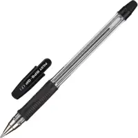 Ручка шариковая Pilot. BPS-GP, чёрный стержень BPS-GP-F, узел 0.7 мм, на масляной основе, резиновый упор