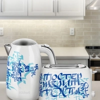 Чайник электрический металлический КТ-6772 - 1,7 л