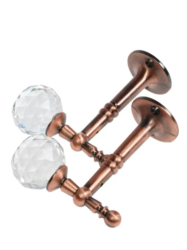 Крючок - держатель для штор на стену CAPPIO KS043, металлический, цвет медь, 2 шт. Крючок - держатель для штор на стену CAPPIO KS043, металлический, цвет медь, 2 шт.