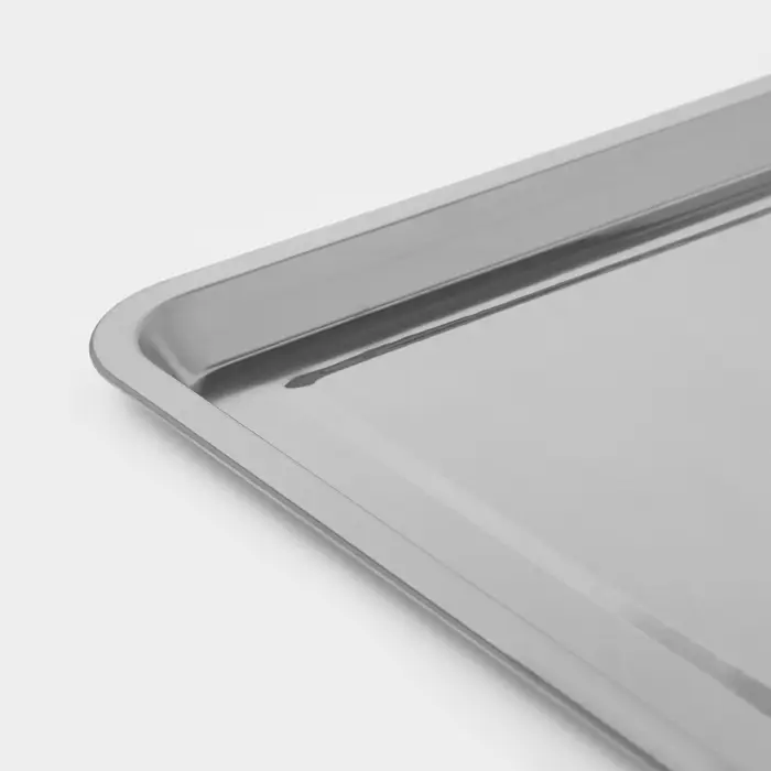 Поднос из нержавеющей стали, 40&times;30&times;2 см (&plusmn; 1 см)