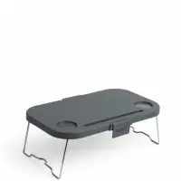 Корзина - столик maclay 2 в 1, складная, 47&times;28.5&times;23.5 см, серая