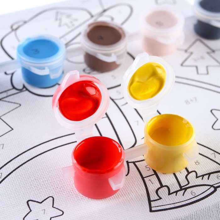 Картина по номерам для детей Картина по номерам для детей "Диппер" 15х15 см, Гравити Фолз