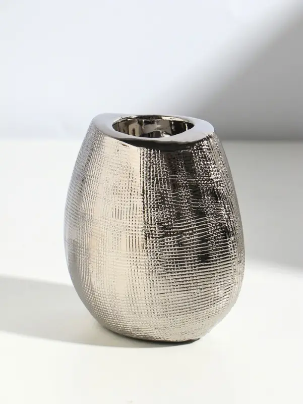 Подсвечник на 1 свечу &laquo;Глория&raquo;, d=4 см, серебро, 12.5&times;8&times;12 см