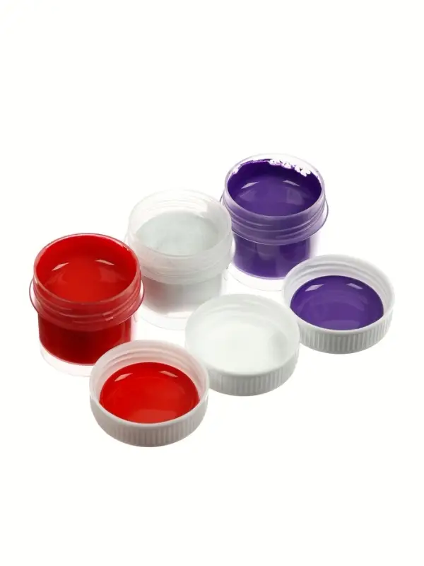 Краска по ткани акриловые, набор 9 цветов * 15 мл, с блёстками + классические