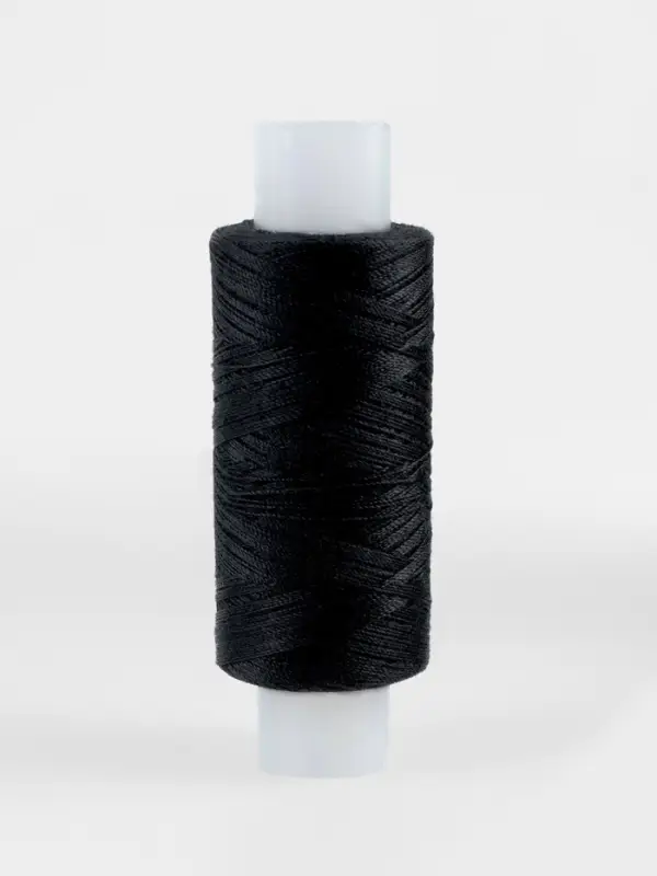 Нитки 35ЛЛ, 200 м, чёрные №6818