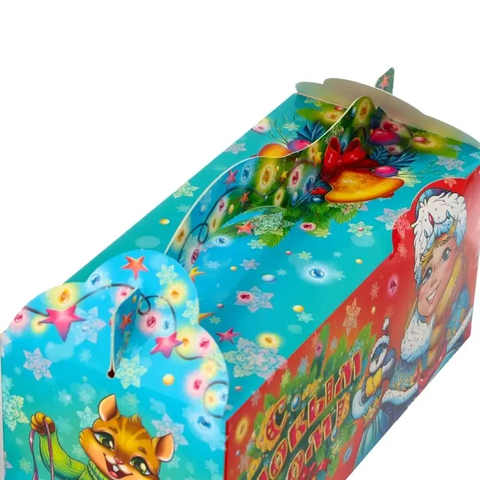 Подарочная новогодняя коробка «Снегурочка»23×10×10 см Подарочная новогодняя коробка «Снегурочка»23×10×10 см