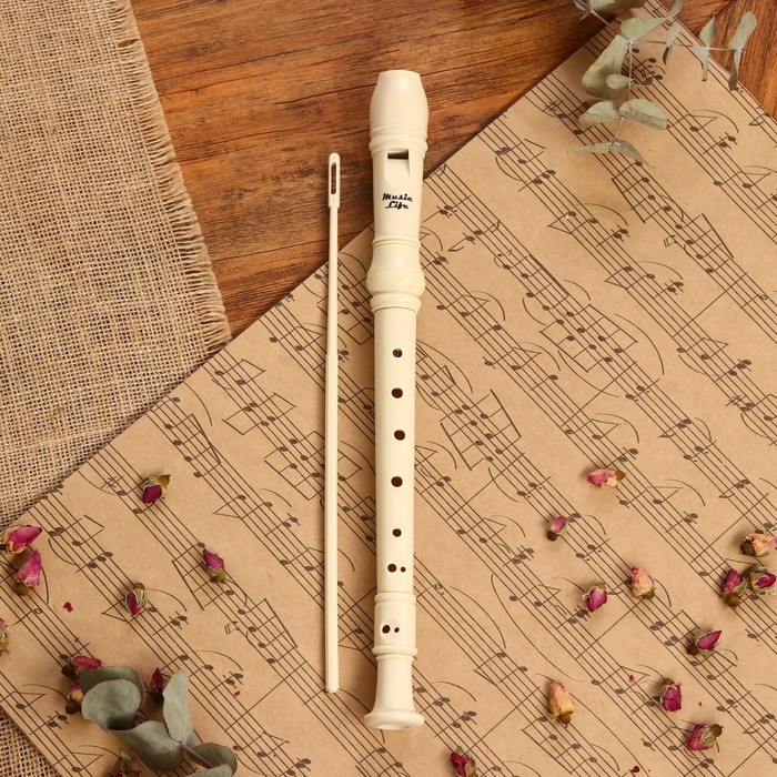 Блокфлейта Music Life, 8 отверстий, немецкая система, сопрано Блокфлейта Music Life, 8 отверстий, немецкая система, сопрано