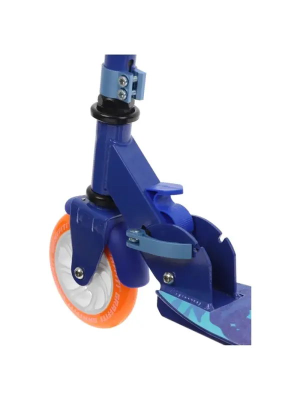 Самокат городской GRAFFITI Comfort 120, складной, колёса PU 120 мм, ABEC 7 Carbon, синий